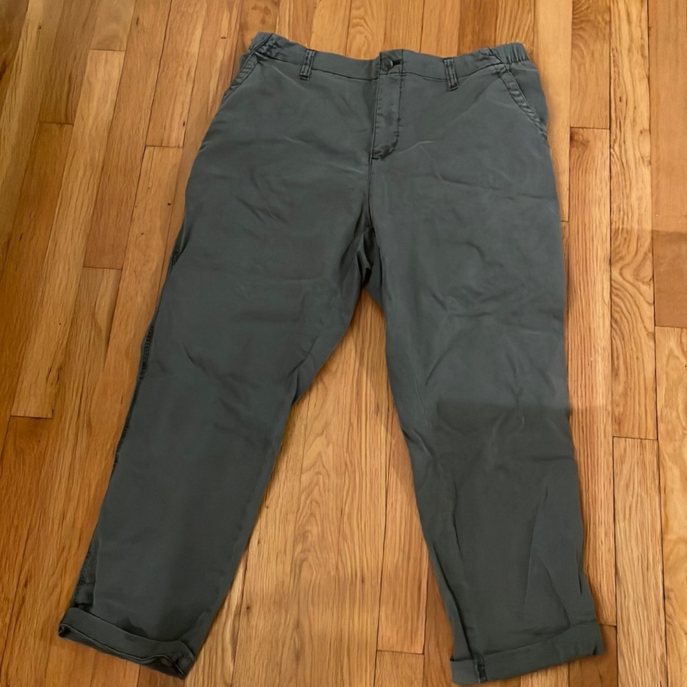 Womens Old Navy Gray Baggy Chino